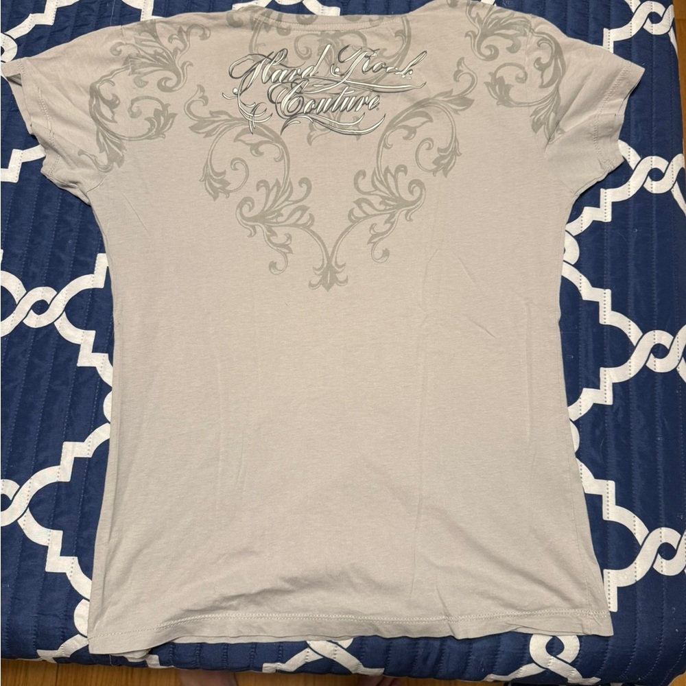 Hard Rock Cafe Light Gray Women's Tee